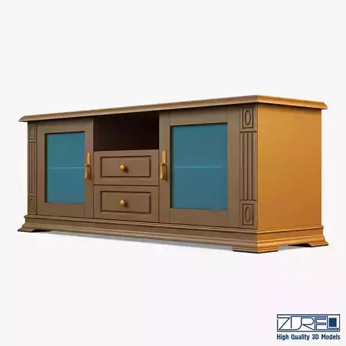 Victory tv stand with doors and drawers