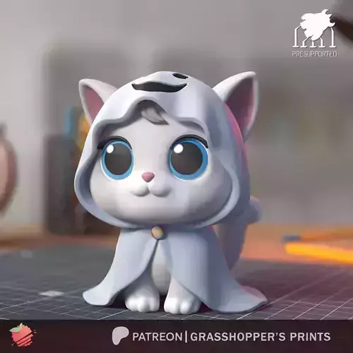 Halloween Ghost Cat