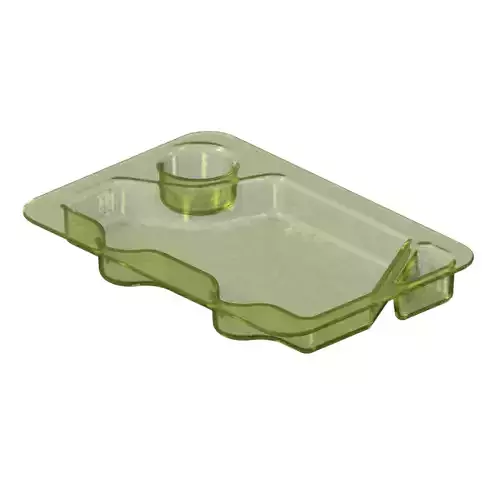 Transparent Kids Car Dinner Plate 3D model