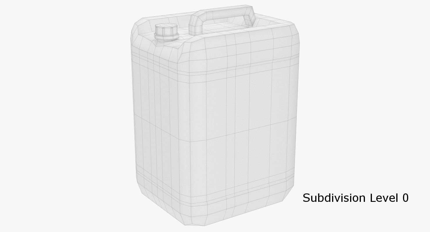Fuel Can 2 3D model_5