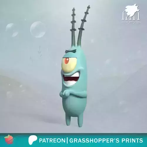 Sheldon J Plankton aka Plankton Fanart