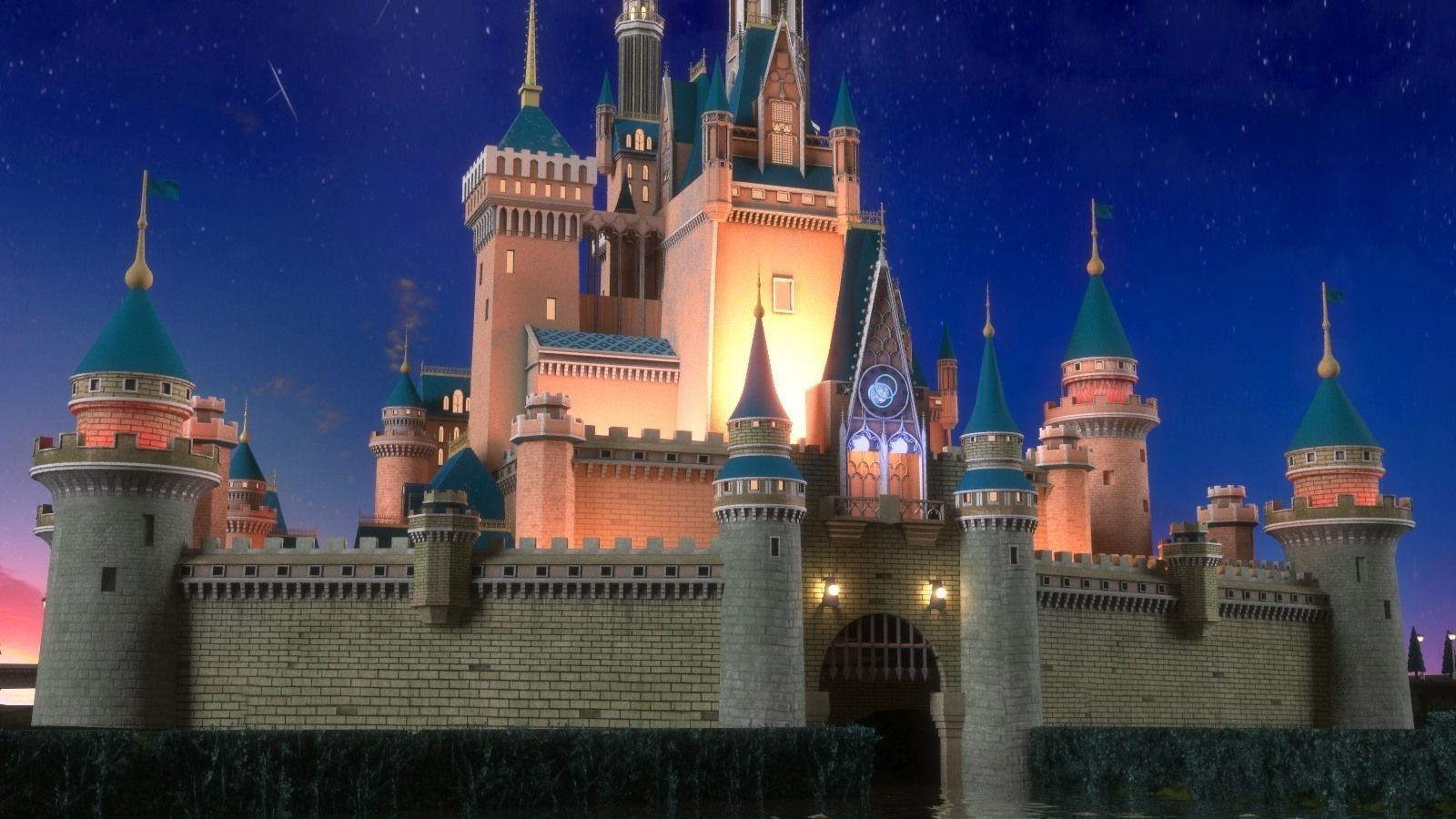 Disney Cinderella Castle 3D model_2