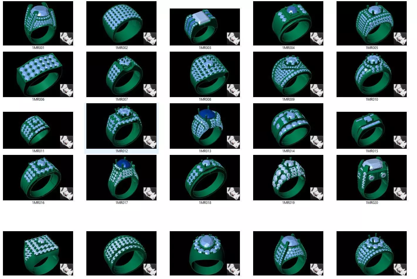 1500 Men Rings For Sell With Good Discount 3D print model