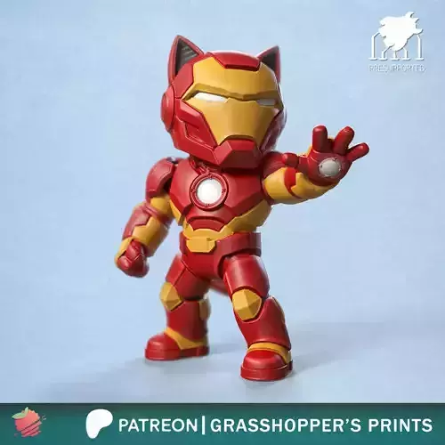 Iron Cat - aka Iron Man Cat Fan Art 
