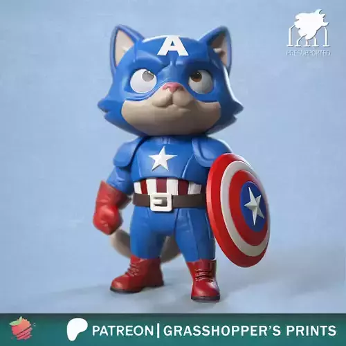 Cattain America - aka Captain America the Cat