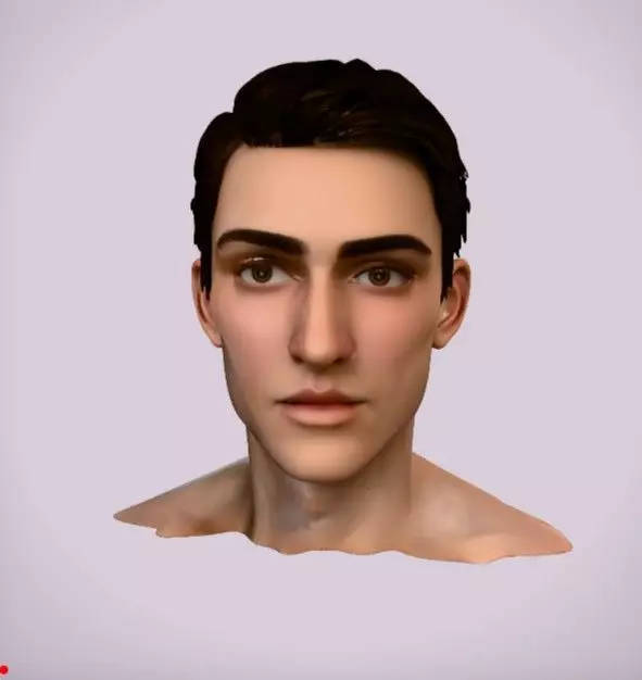 Young Adult Male 3D Character GameReady PBR Clean Topology Low-poly 3D model