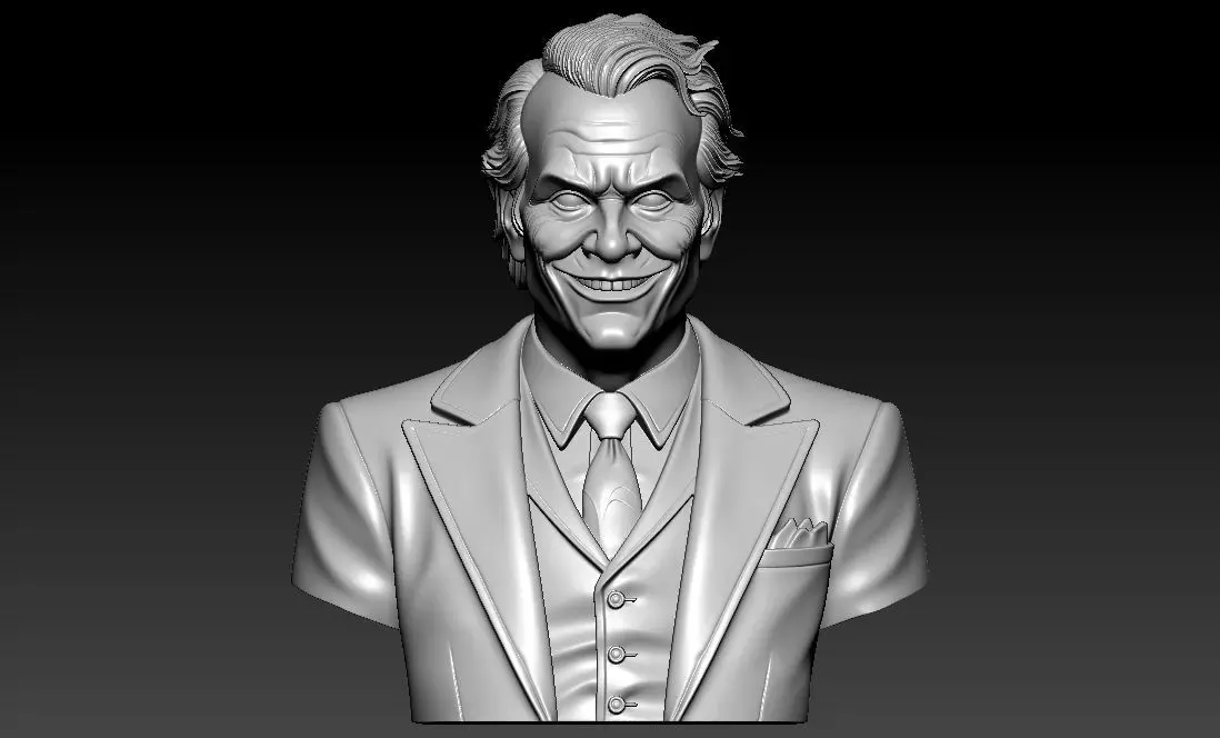 Joker bust - A bust of a character from DC Comics - 3D print 3D print model