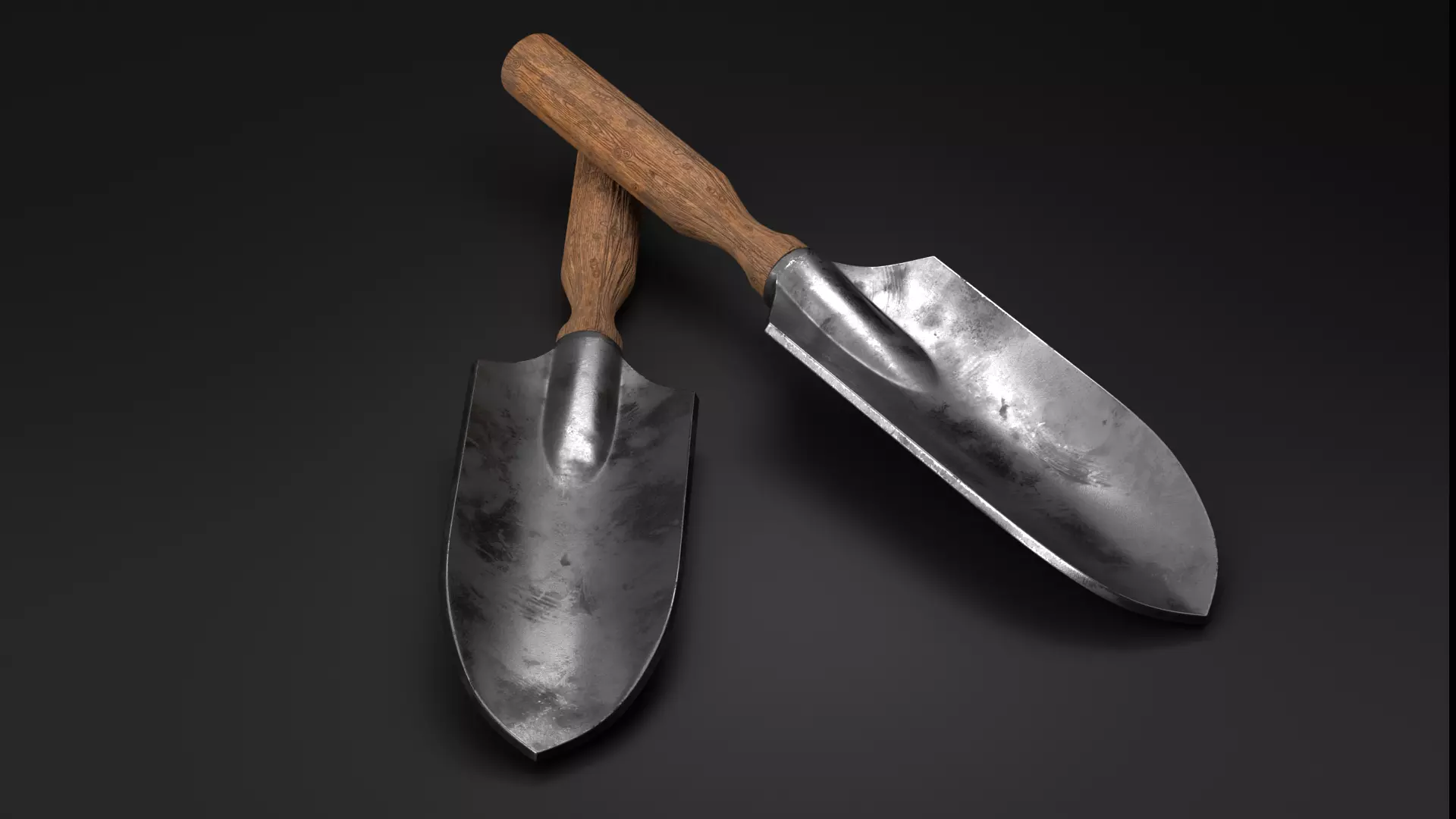 Garden Hand Trowel 3D model