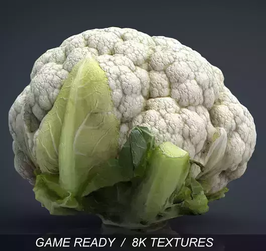 Cauliflower Low-poly 3D model