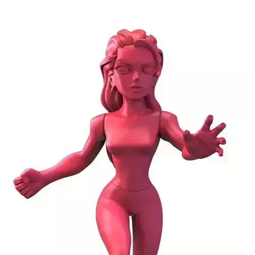 Infinidudette Pose A 3D print model
