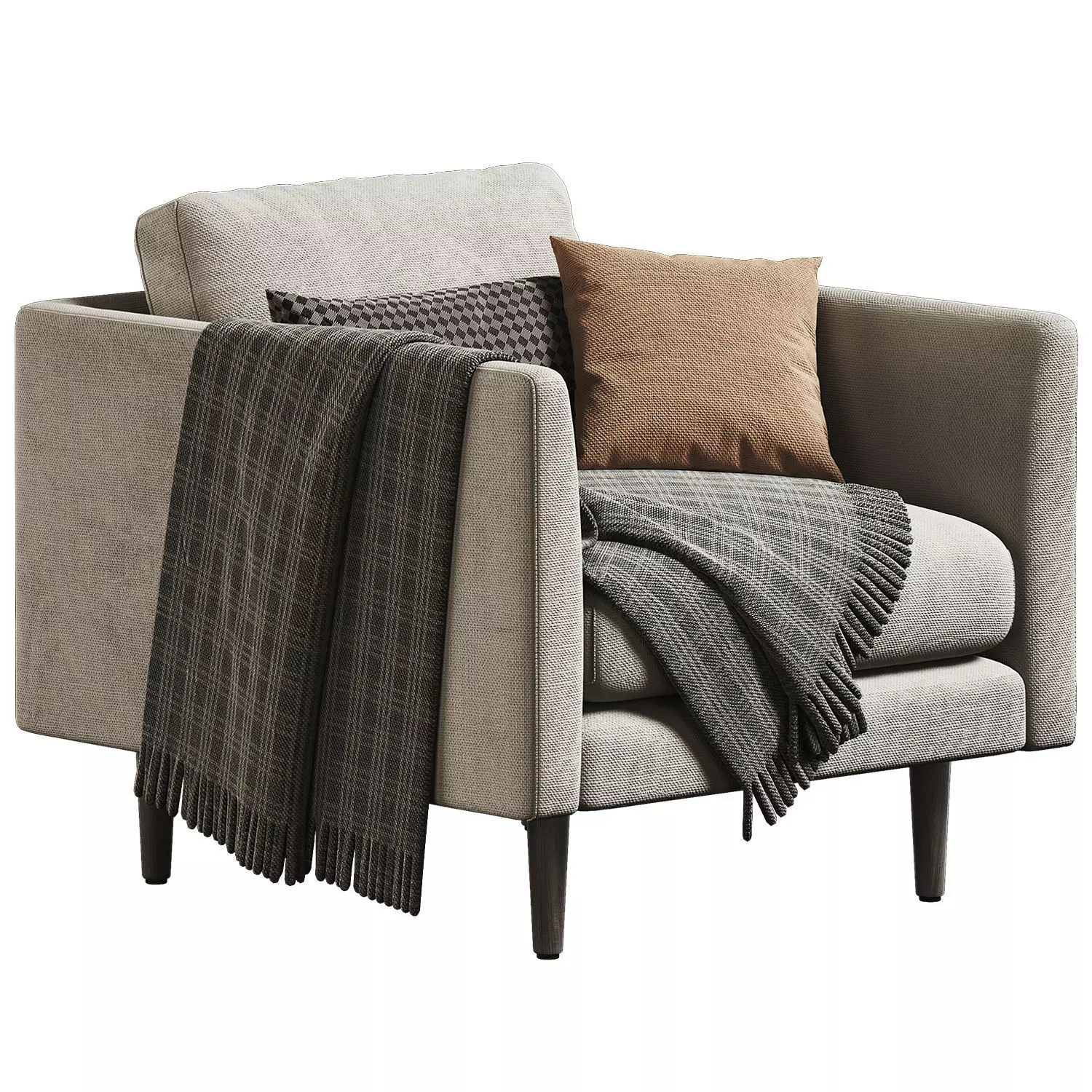 Article Burrard Armchair 02 3D model