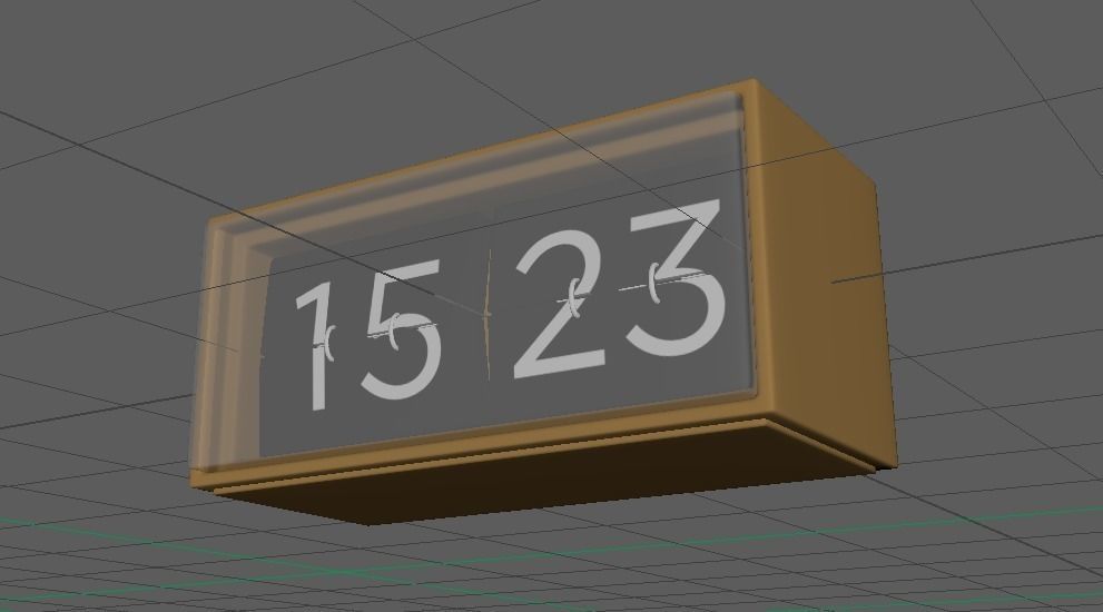 Alarm Clock 3D model_2
