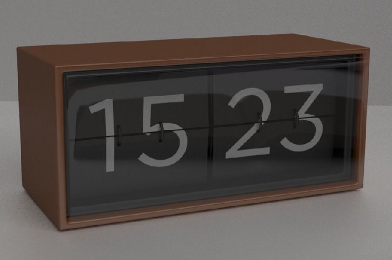 Alarm Clock 3D model_0