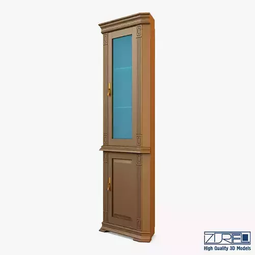 Victory wooden cabinet with glass doors