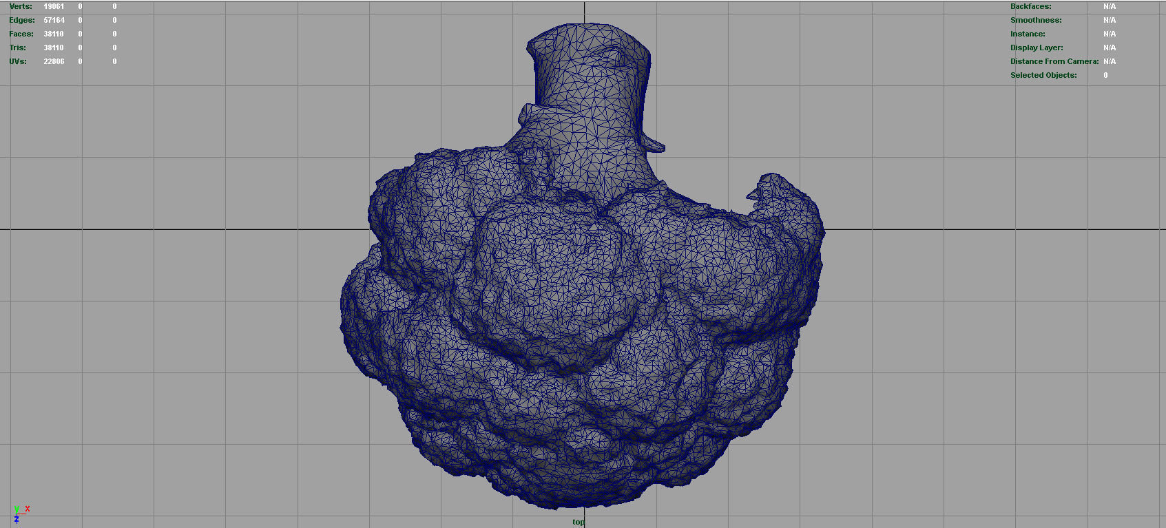 Broccoli   High and Low Poly blend 4 4 Included Low-poly 3D model_10