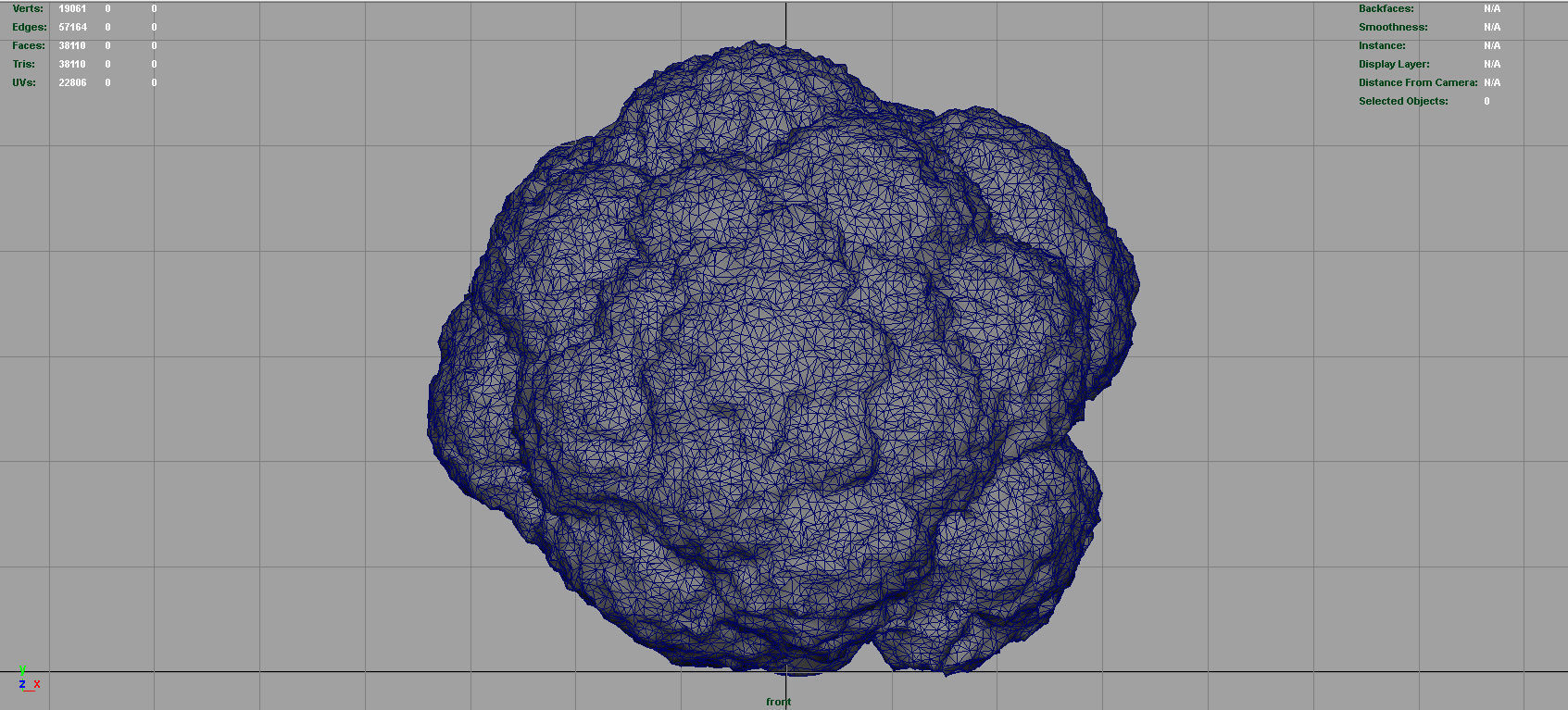 Broccoli   High and Low Poly blend 4 4 Included Low-poly 3D model_11