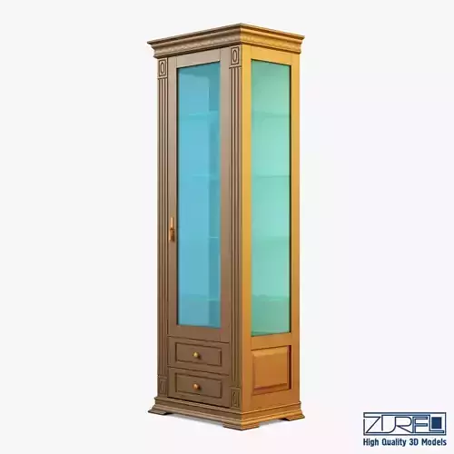 Victory wooden cabinet with glass doors
