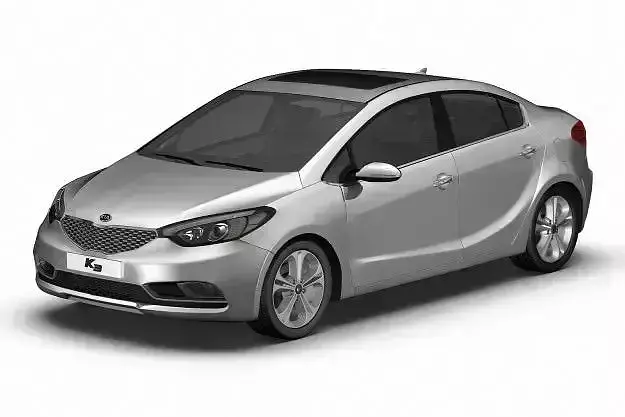 2014 Kia K3 Cerato Forte 3D model