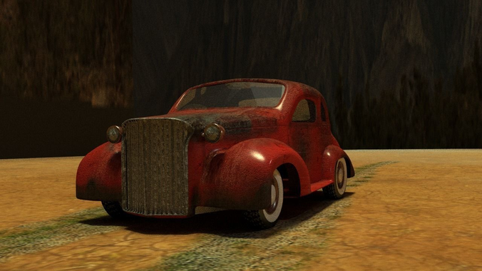 old car Free 3D model
