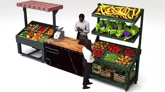 Greengrocer 3D model