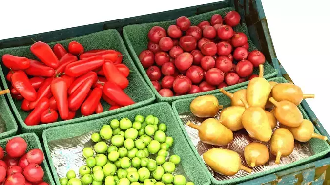 Greengrocer 3D model 7