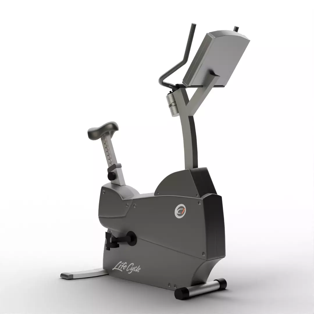 Life Fitness Professional - Performance Upright Exercise Bike Low-poly 3D model
