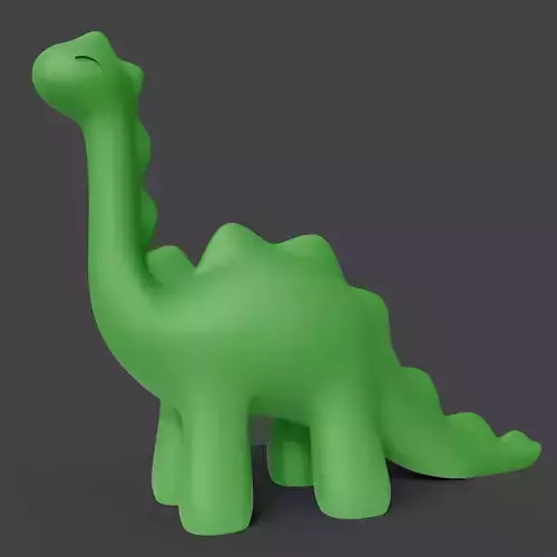 Cute Cartoon Dinosaurus