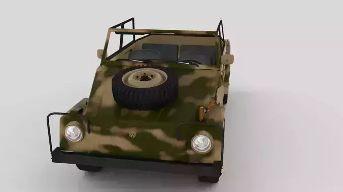 VW Type 181 with interior Army