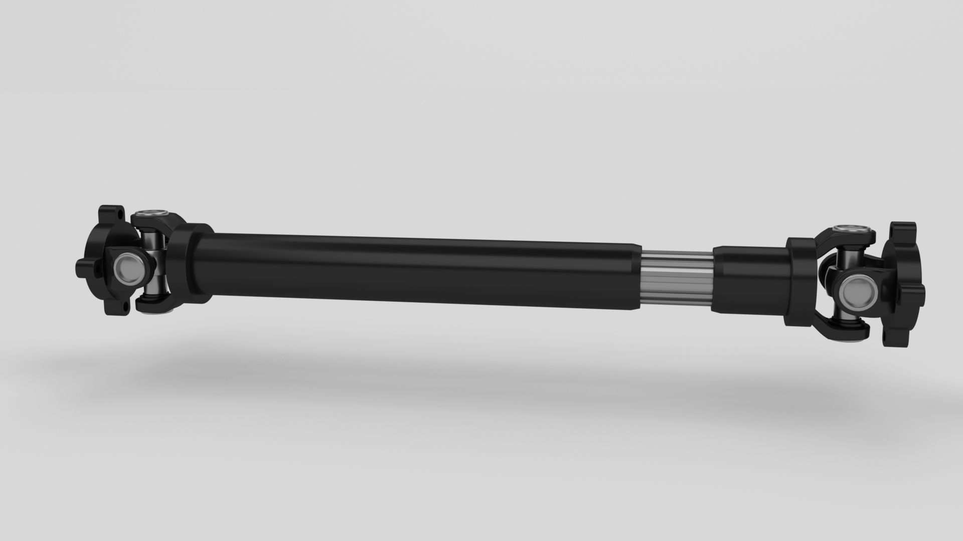 Drive Shaft Low-poly 3D model_9