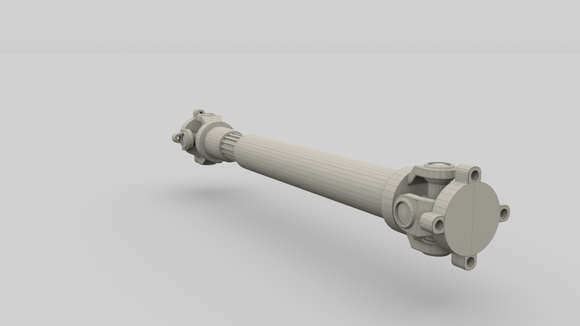 Drive Shaft Low-poly 3D model_14