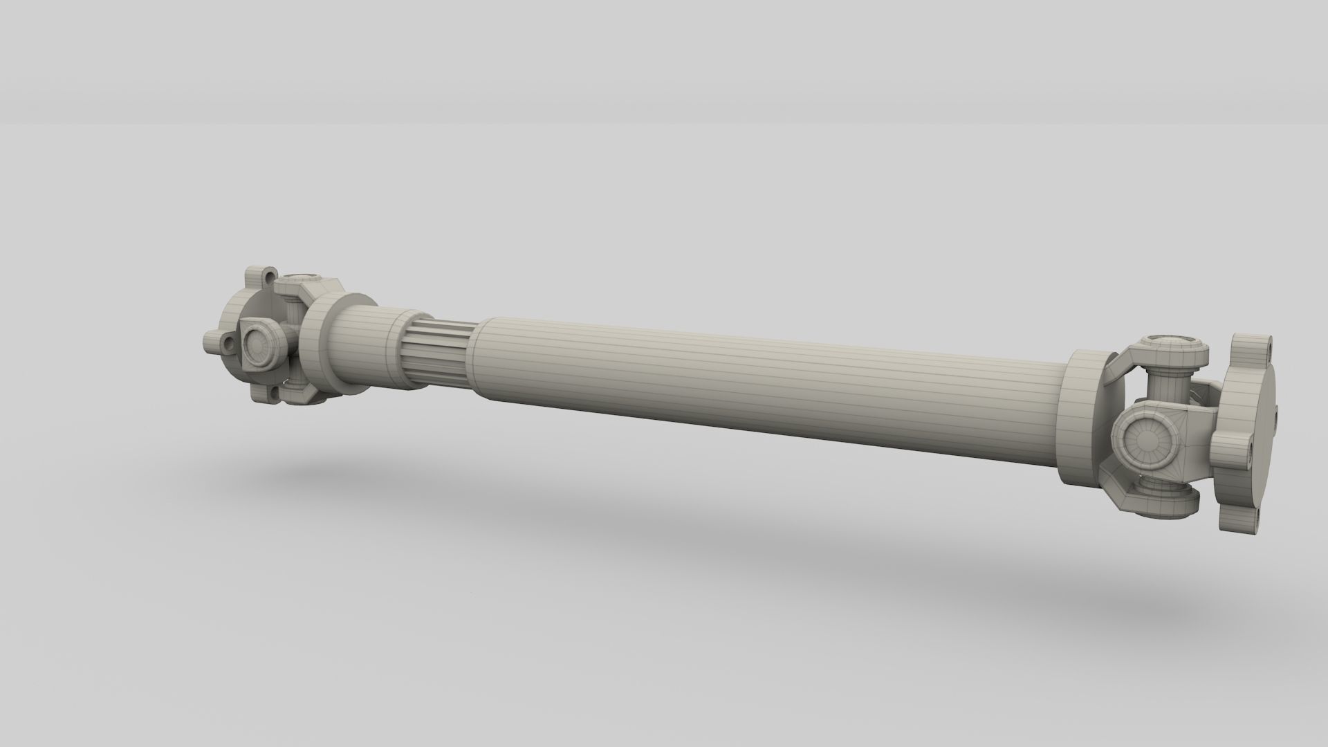 Drive Shaft Low-poly 3D model_37