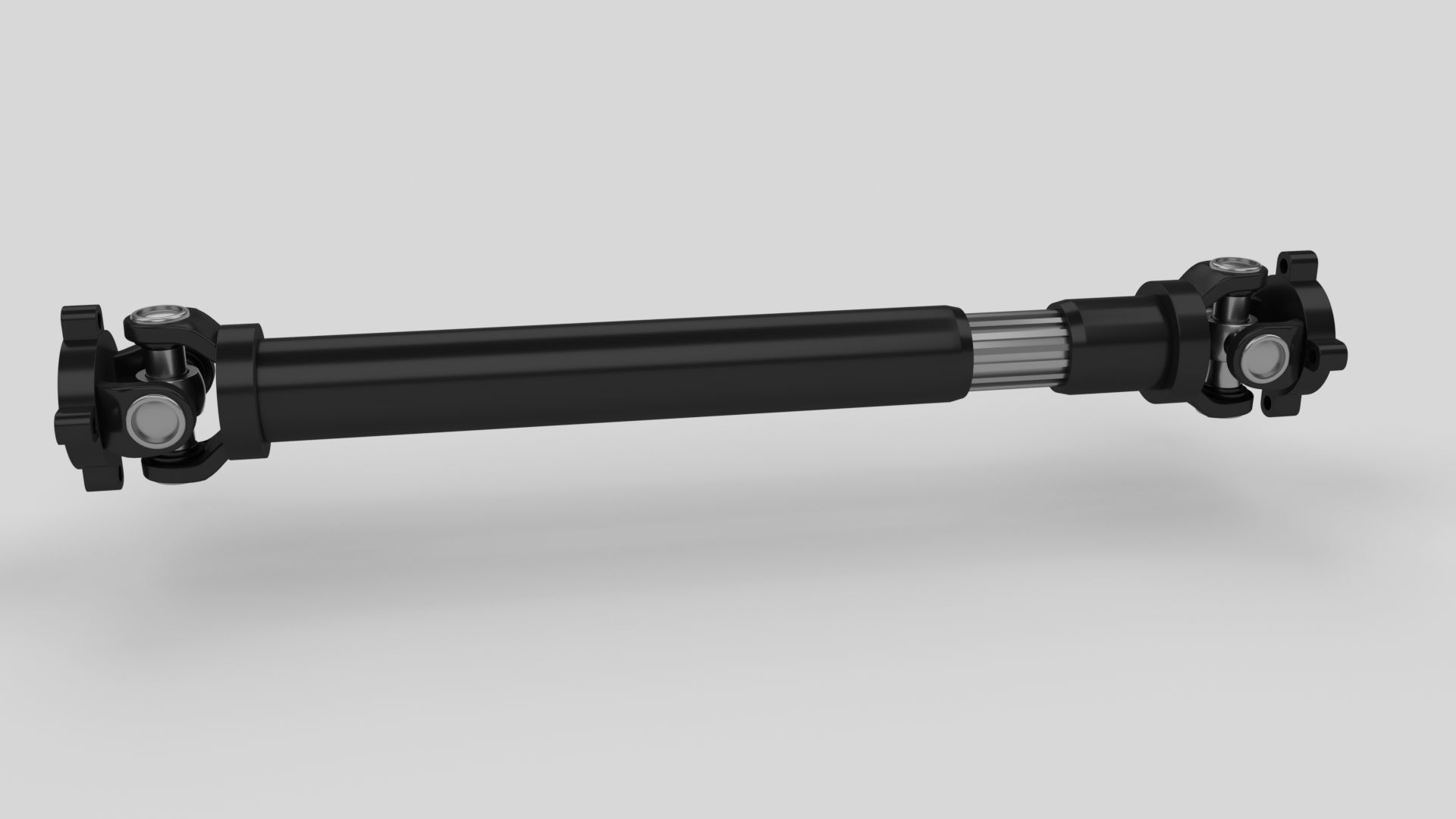 Drive Shaft Low-poly 3D model_4