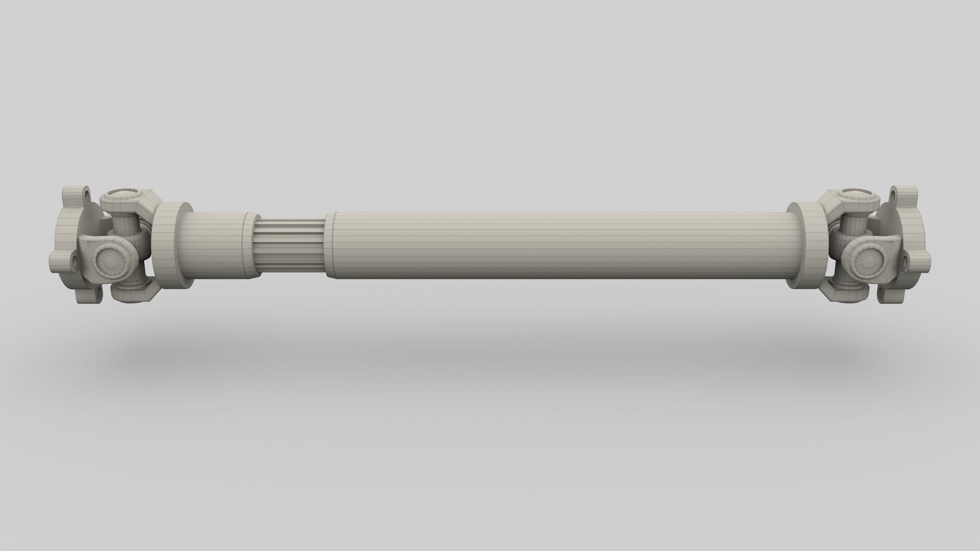 Drive Shaft Low-poly 3D model_35
