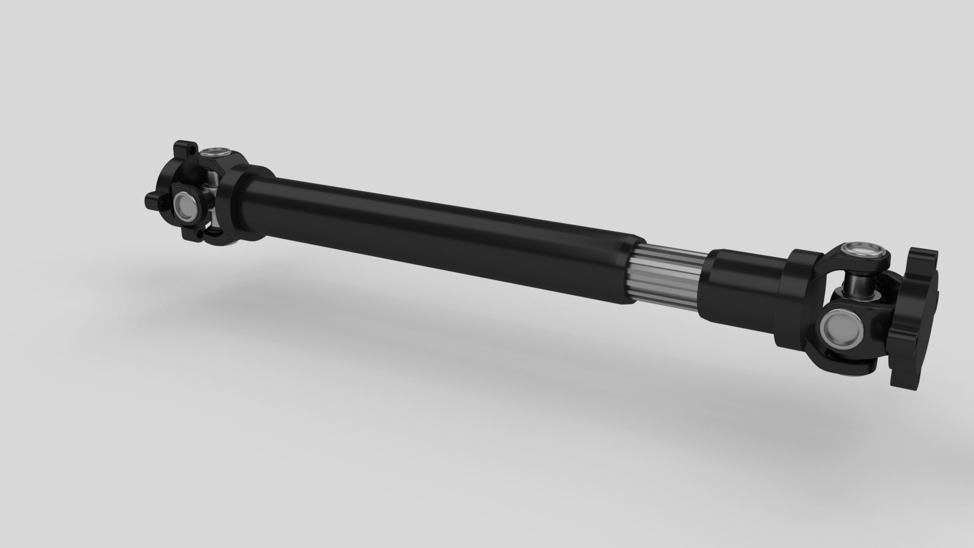 Drive Shaft Low-poly 3D model_5