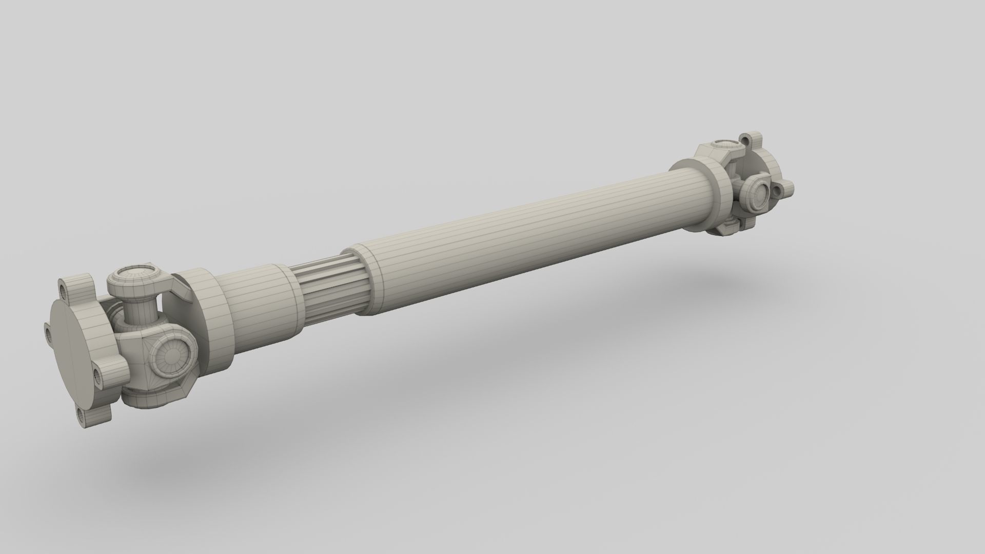 Drive Shaft Low-poly 3D model_17