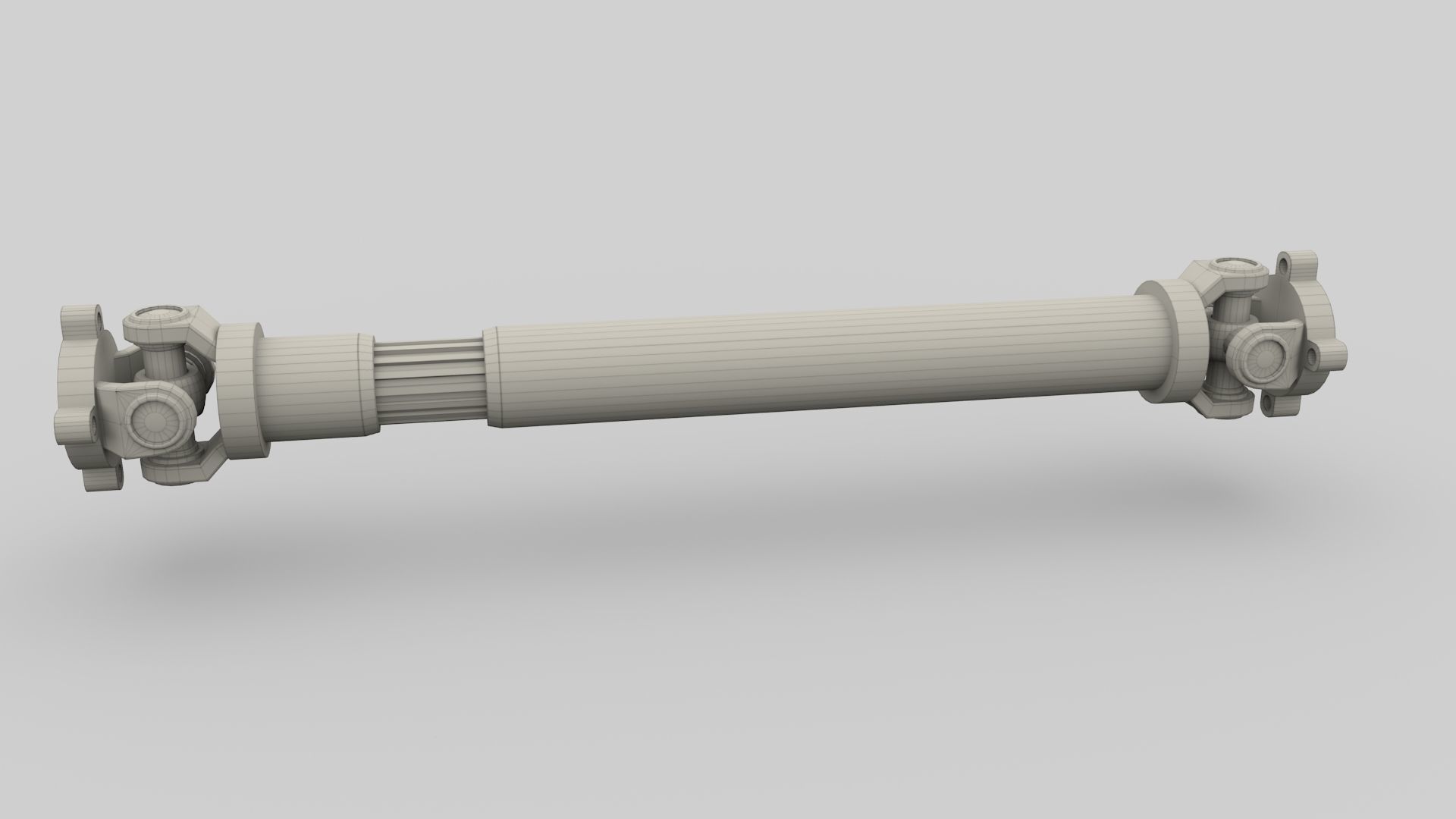 Drive Shaft Low-poly 3D model_20