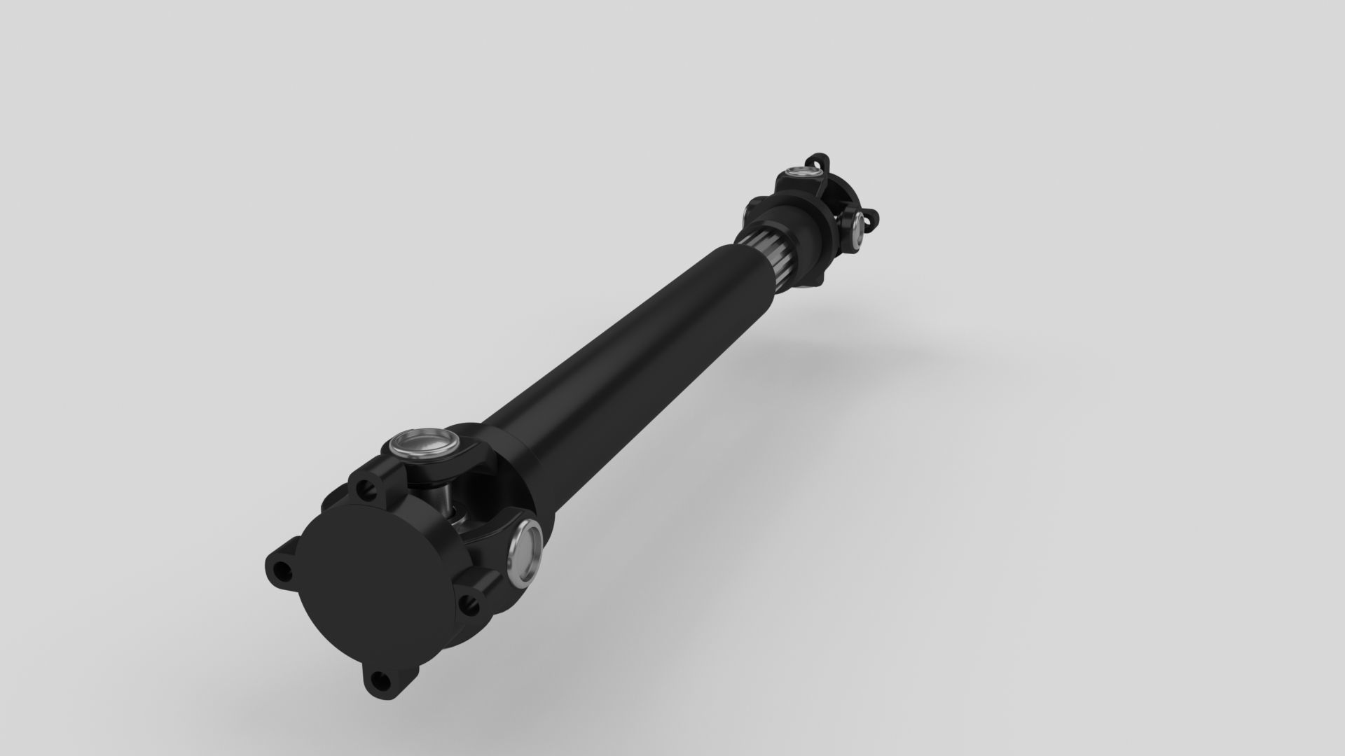 Drive Shaft Low-poly 3D model_3