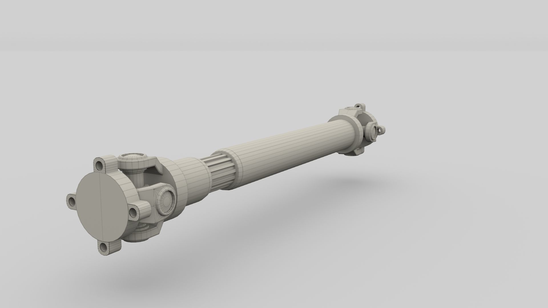 Drive Shaft Low-poly 3D model_28