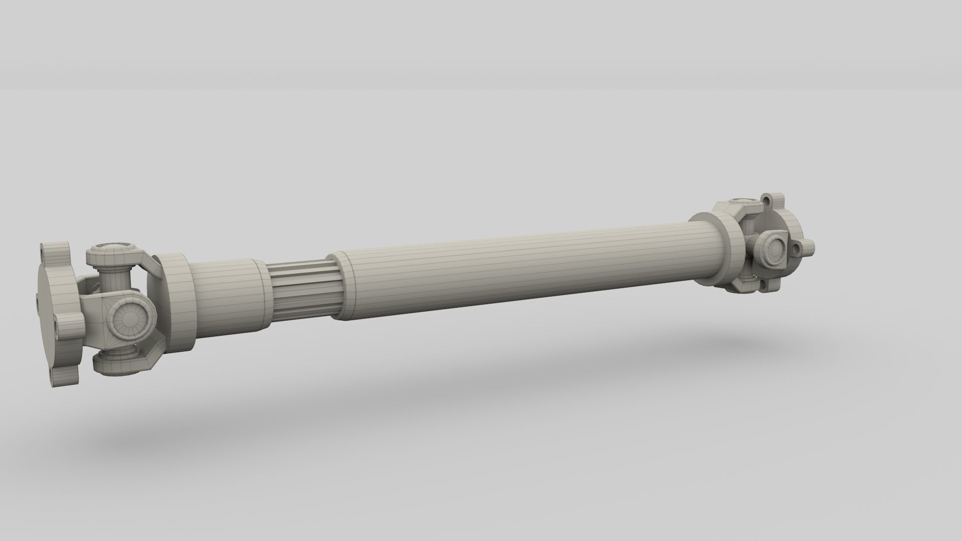 Drive Shaft Low-poly 3D model_41