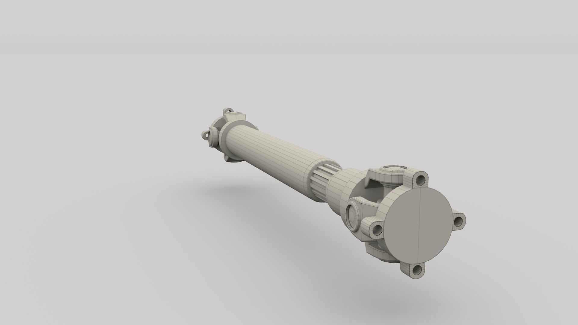 Drive Shaft Low-poly 3D model_39
