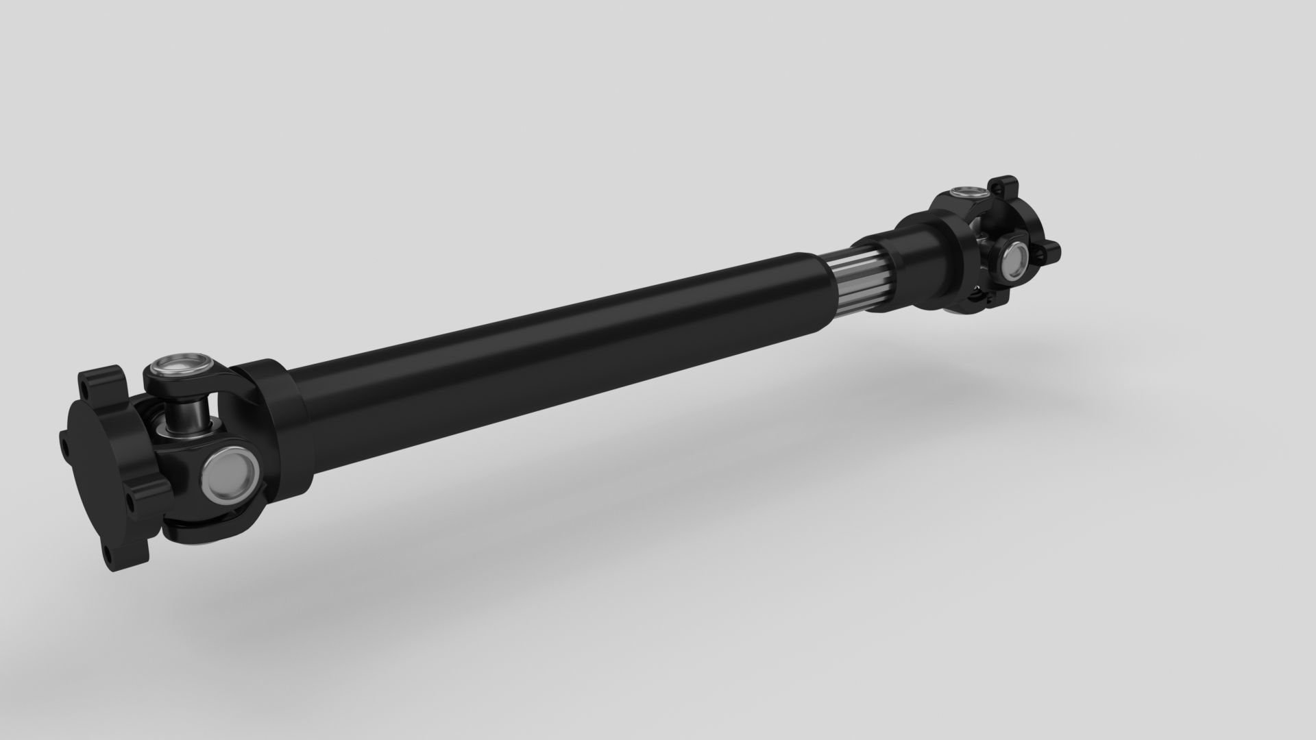 Drive Shaft Low-poly 3D model_6