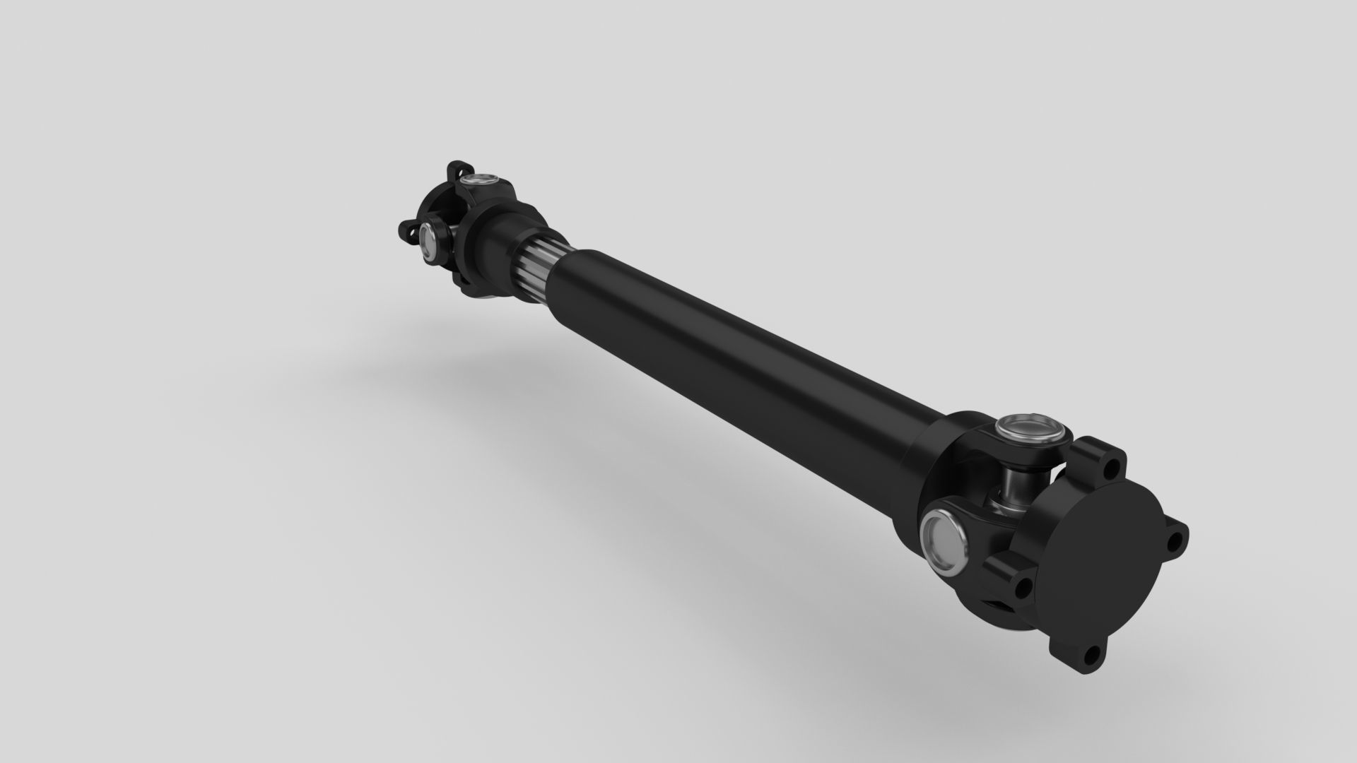 Drive Shaft Low-poly 3D model_1