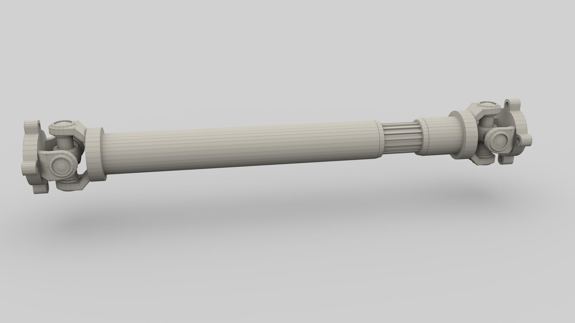 Drive Shaft Low-poly 3D model_22