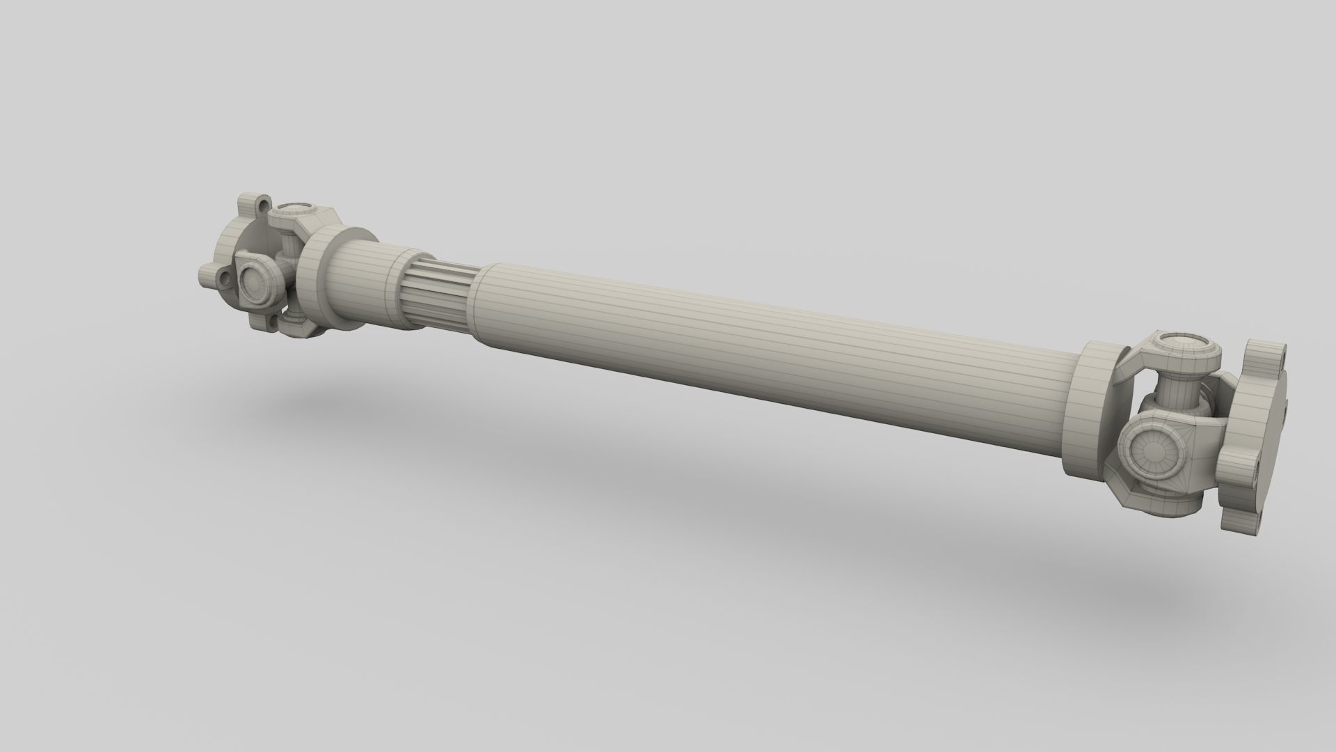 Drive Shaft Low-poly 3D model_30