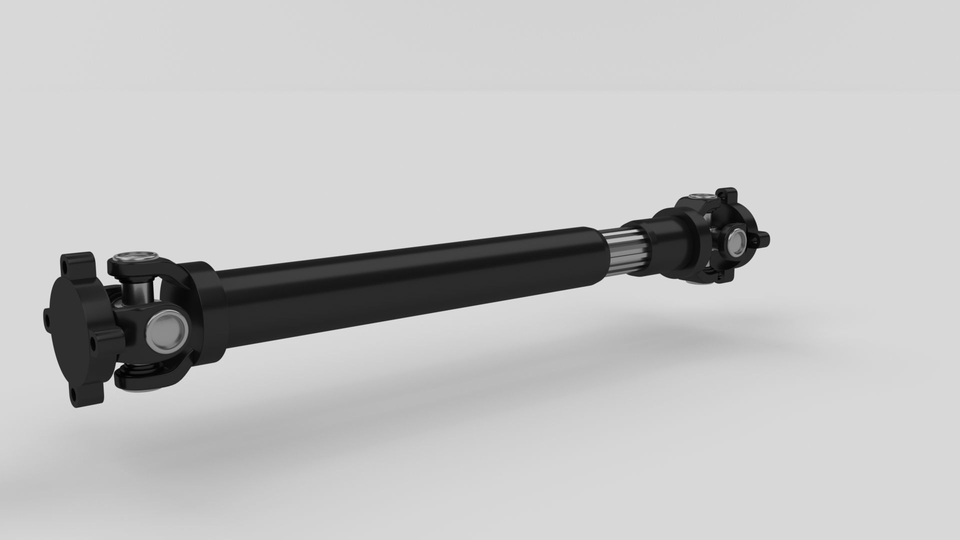 Drive Shaft Low-poly 3D model_16