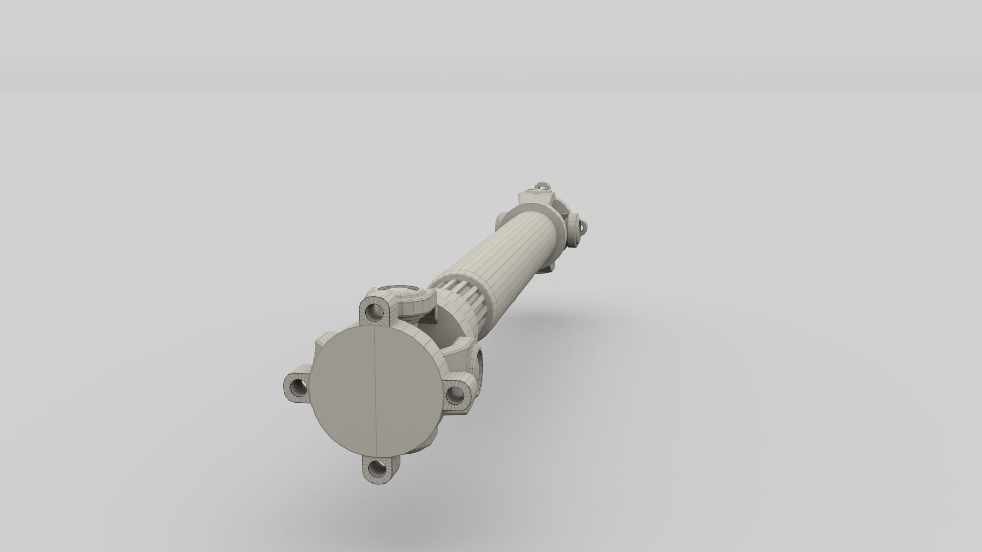 Drive Shaft Low-poly 3D model_34