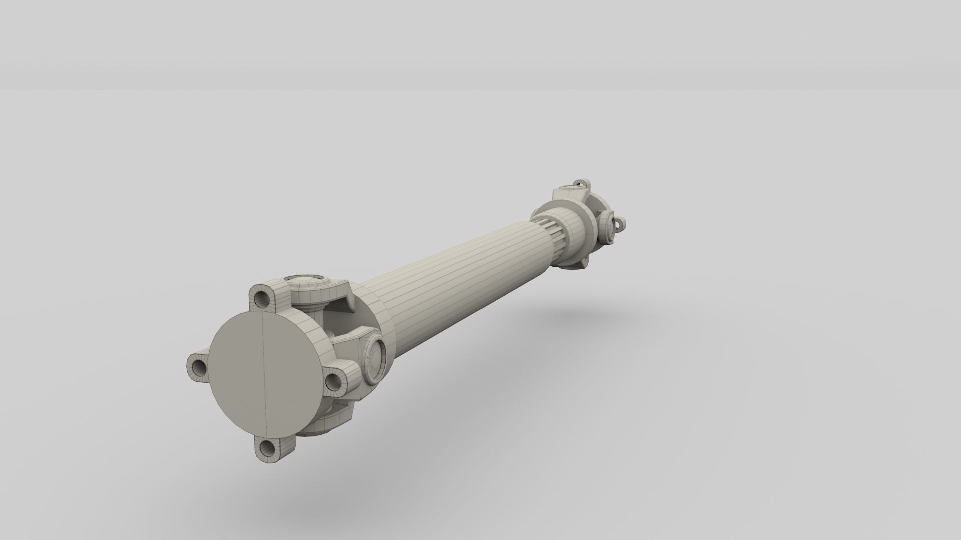 Drive Shaft Low-poly 3D model_32