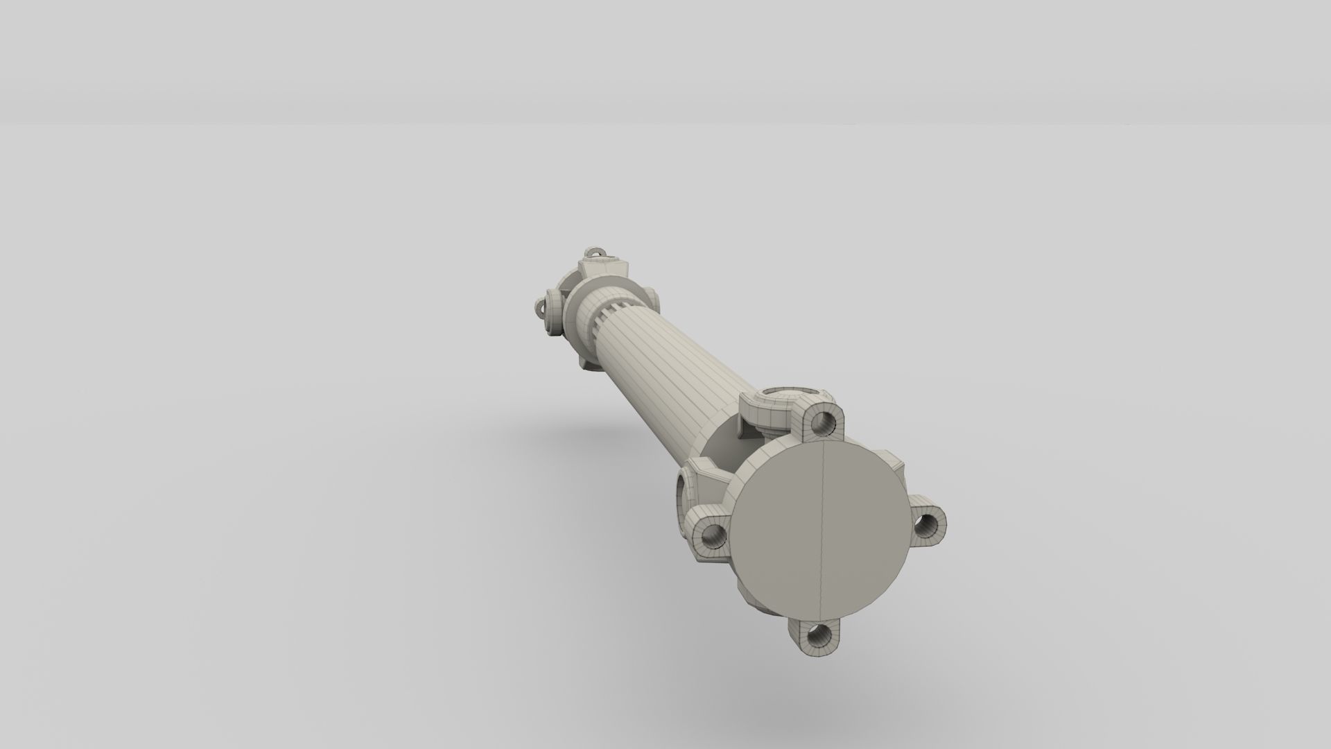 Drive Shaft Low-poly 3D model_43