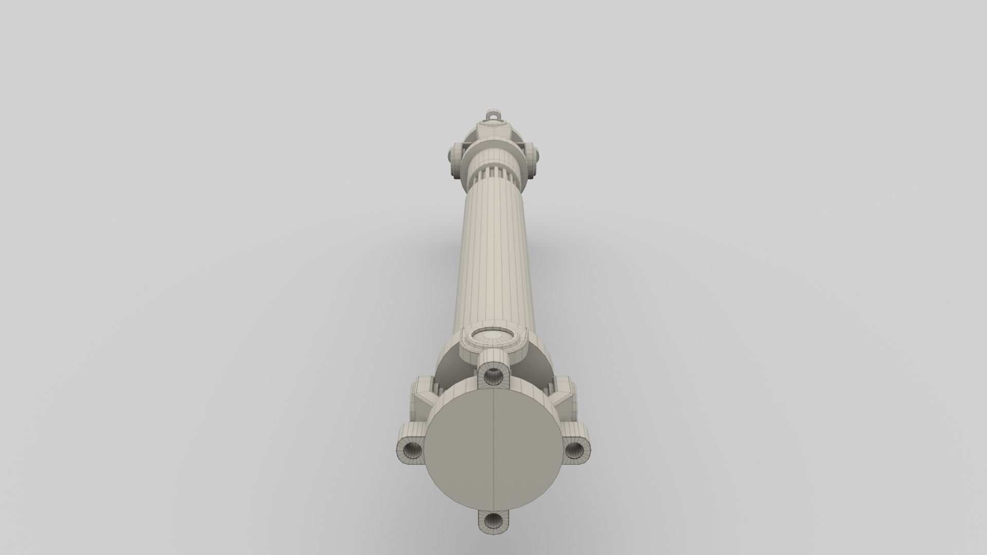 Animated Drive Shaft Low-poly 3D model_28