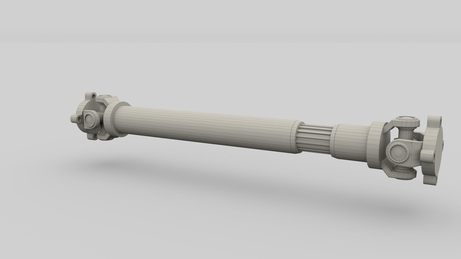 Animated Drive Shaft Low-poly 3D model_34